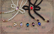 Original * little Dora * cute ~ Pearl bow neck-light LO accessories-Lolita necklace-7 color