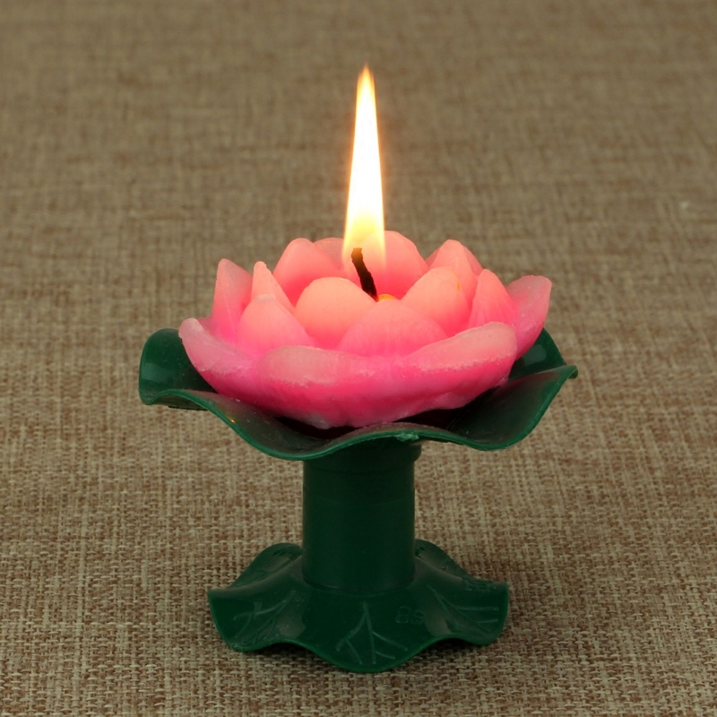 Buddhist Supplies Two-style lotus candle lotus candle lotus candle Buddha Hall for lamp temples wish to be ready for light 4 types of specifications