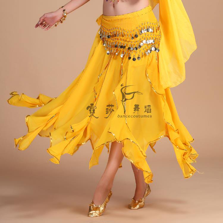 Neon Signs 120D Snow spinning Eight Skirt Snowspun down dress Skirt Belly Dance Dress Large Hem Skirt Belly Dance Dress New