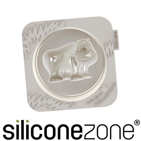 台湾官网直邮进口【Siliconezone】施理康耐热犀牛造型小蛋糕模