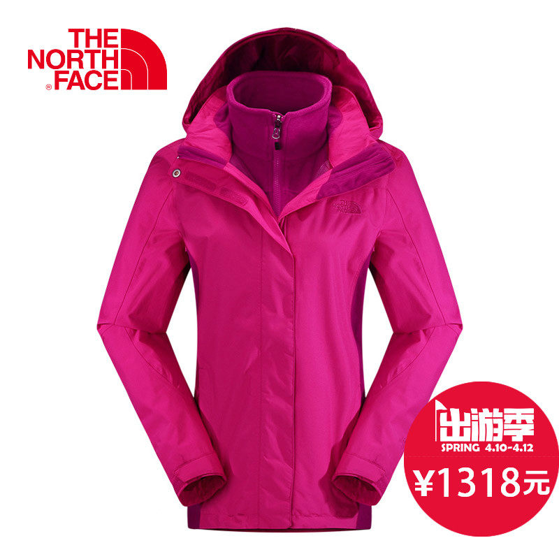 THE NORTH FACE/北面 女款三合一冲锋衣 CZ36