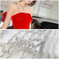 Thời trang đồ lót quai treo cổ áo ngực dây đeo rhinestone áo ngực dây đai vô hình chống trượt dây đai áo ngực dây ngọc trai đeo áo lót