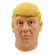 Don Raed Trump Mask Trump latex jaune cheveux jaune coiffure Cosplay Prop Celebrity Faces