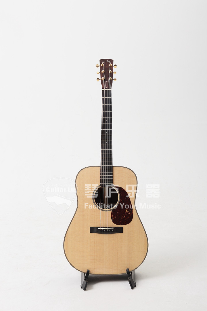 (Qin Lu instrument)HussDalton HussDalton D-RH American handmade full veneer folk guitar