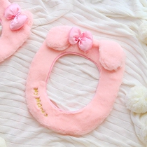 Pink cute melody toilet cushion cartoon toilet seat cushion toilet seat cushion