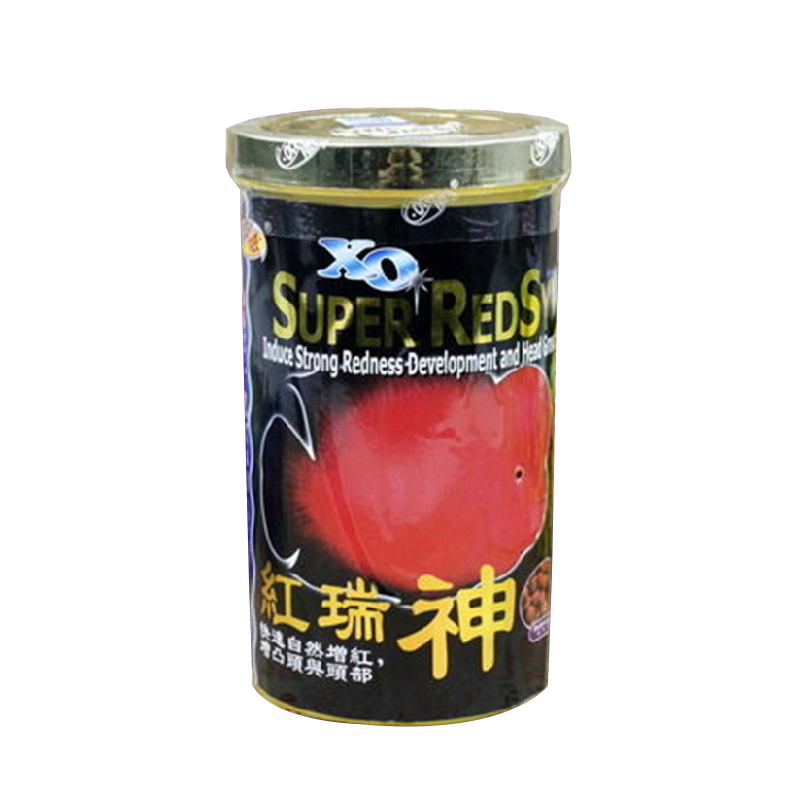 包邮新加坡XO傲深二代红瑞神起头增色罗汉鱼粮饲料120/400g中大粒