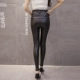 Bà bầu Quần áo mùa đông ấm bụng khi mang dạ dày mùa đông dày cộng với quần legging nhung mùa thu và mùa đông mặc quần da cho bà bầu