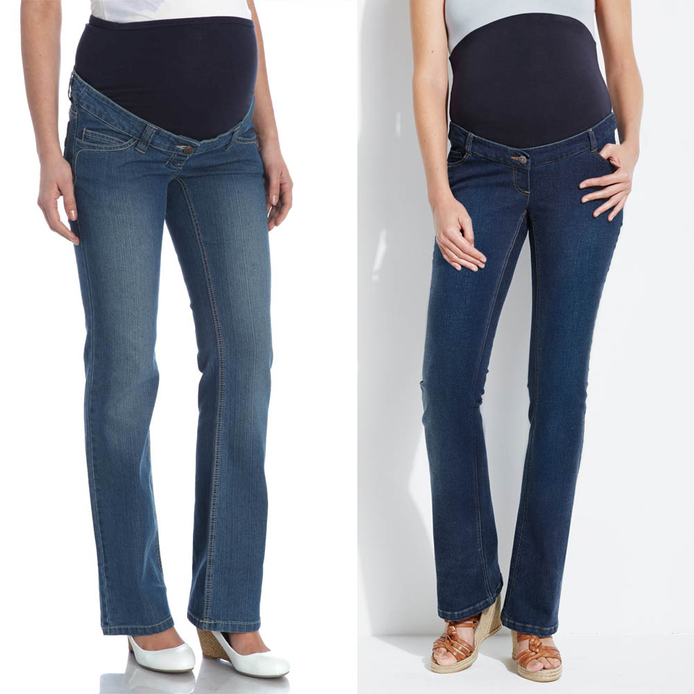 Export European version large size maternity straight jeans extra long maternity jeans CK18