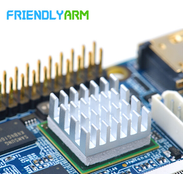 High quality aluminum cooling chip is suitable for NanoPi 2 FireNanoPi 2 development board