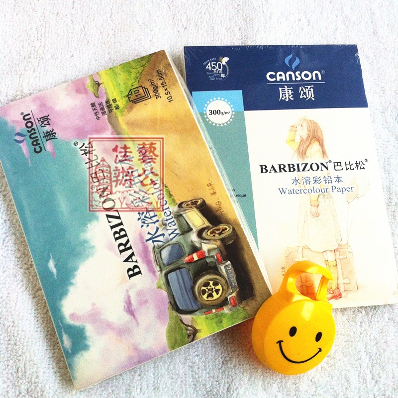 French Consomba Bipine Watercolor Paper Watercolor Benmouth Bagged Postcard Water Soluble Colored Pencil Ben 300g105 * 155