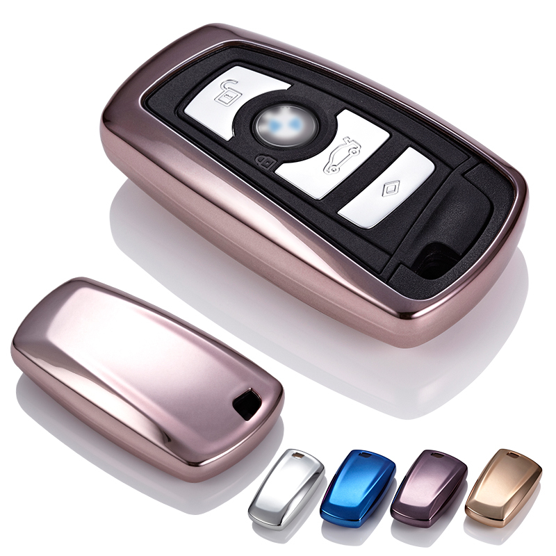 Suitable for Bmw New 5 Series 528Li Soft Rubber Key Case 3 Series New 7 Series 6 Series 3 Series X1X3X5 Car Key Cover