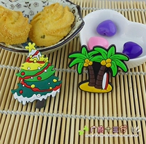 Christmas tree refrigerator stickers coconut tree magnetic stickers cartoon plants magnetic attraction magnets