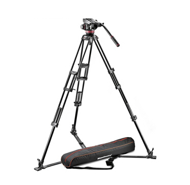 Manfrotto MVH502A 546GB-1 places double pipe hydraulic camera tripod head suit load bearing 7kg