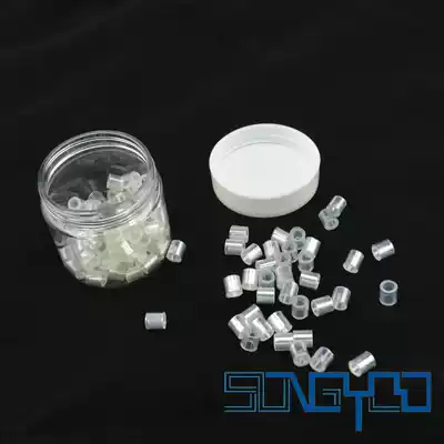 Gold phase cutting clip round transparent butterfly sample clip gold phase slice making consumables plastic sample clip