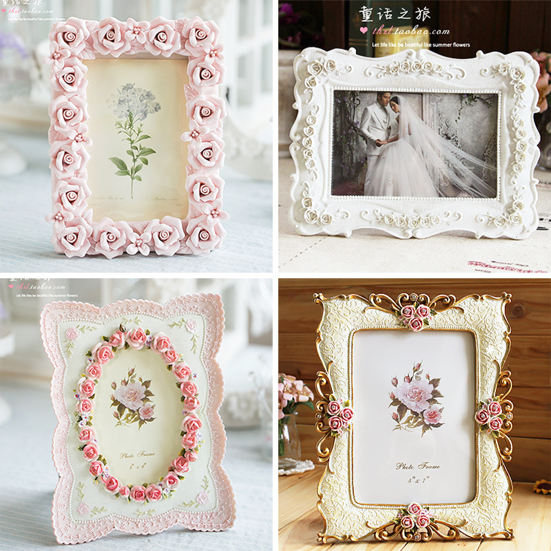 Fairy tale journey 6 inches 7 inches 8 inches 10 inches European-style retro wedding photo frame photo frame photo frame photo frame swing table