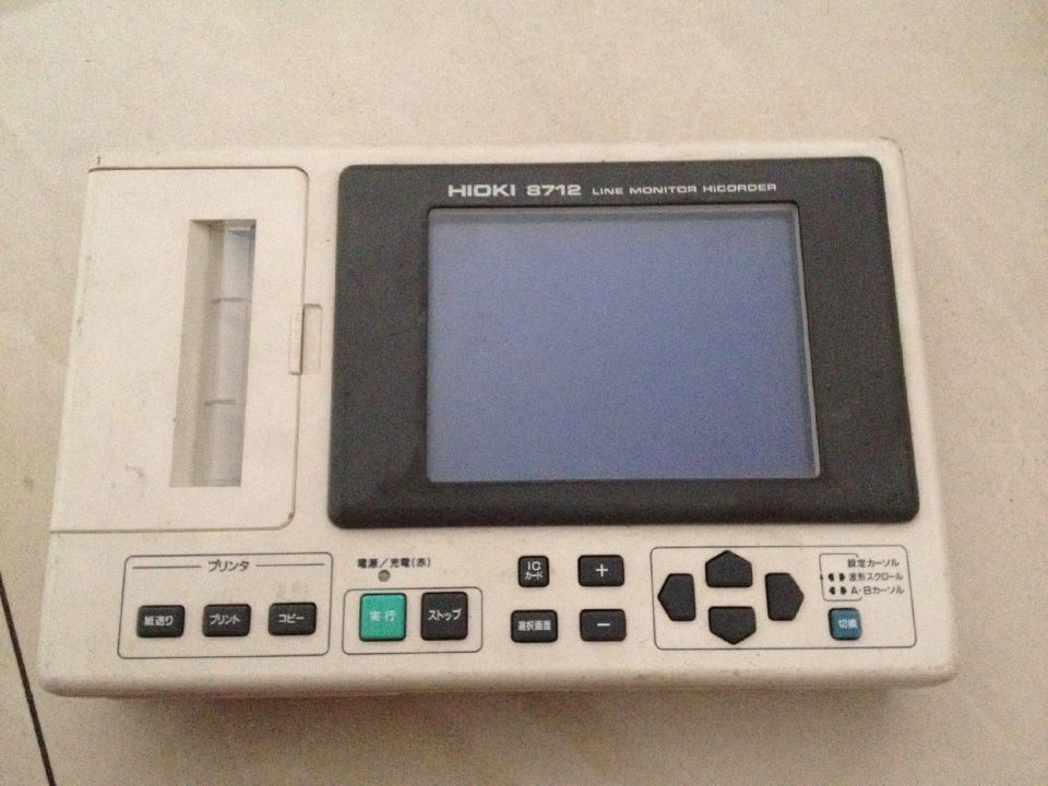 Spot supply Original Japanese HIOKI8712 storage recorder Japanese 8712 recorder