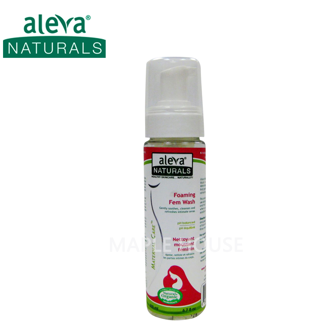 加拿大原装Aleva Naturals Foaming Fem Wash孕期私处泡沫清洁