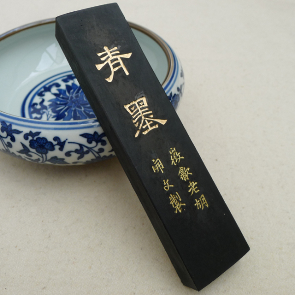 4 Two Special Green Ink Positive Emblem Design Old Hu Kaiwen Ink Ink Ingots Ink Block Ink Block Wenfang Four Treasures