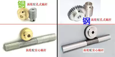 1m20 teeth (installation center distance 19mm) worm gear 1 mold metal 45# carbon steel turbine worm Reducer
