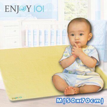 台湾官网直邮进口《ENJOY101》升级版。矽胶布防螨止滑隔尿垫 - M