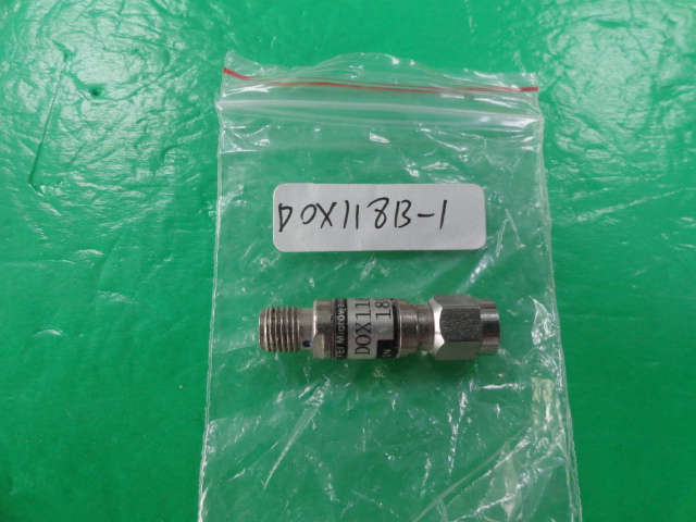 Radio Frequency Microwave coaxial signal detector FEI Microwave DOX118B-1 1-18GHZ SMA
