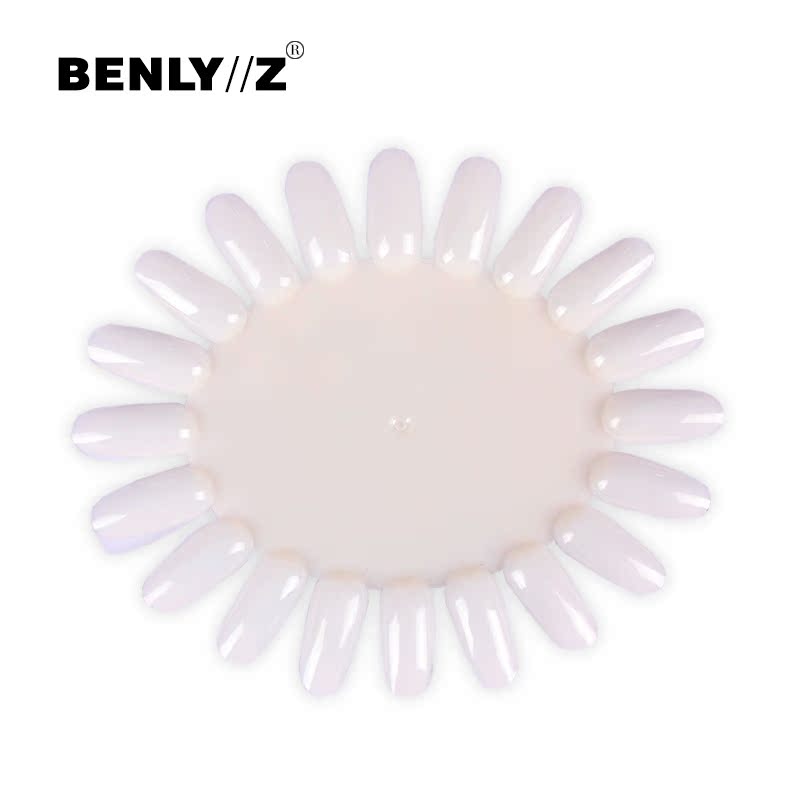 BENLY∥Z 美甲工具指甲油光疗胶色板 椭圆形美甲油展示板