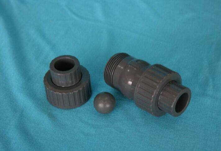 SH association feather ball check valve UPVC chemical check valve double live check valve 32mm DN25 1 inch