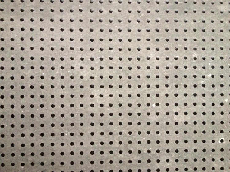 Manufacturer 6mmFC sound-absorbing board with non-woven sound-absorbing board perforated pressure fiber cement board aperture can be customized