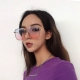Chu Dương Khánh với kính râm retro retro hipster hoang dã nữ sinh viên phiên bản Hàn Quốc cá tính râm mát khung lớn
