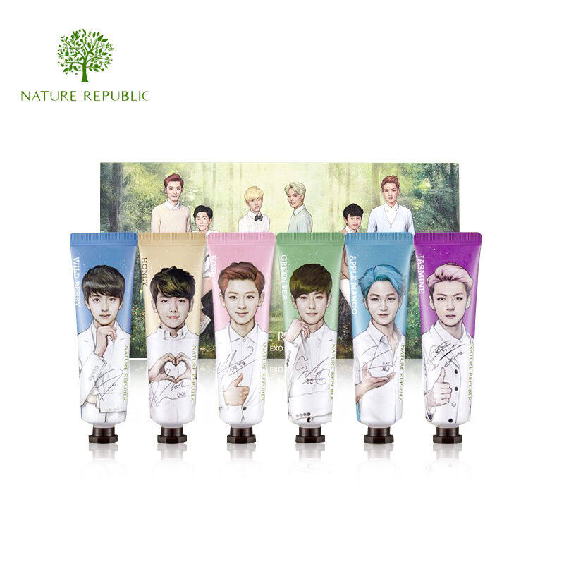 Nature Republic自然乐园 EXO-K 保湿护手霜 30ml*6
