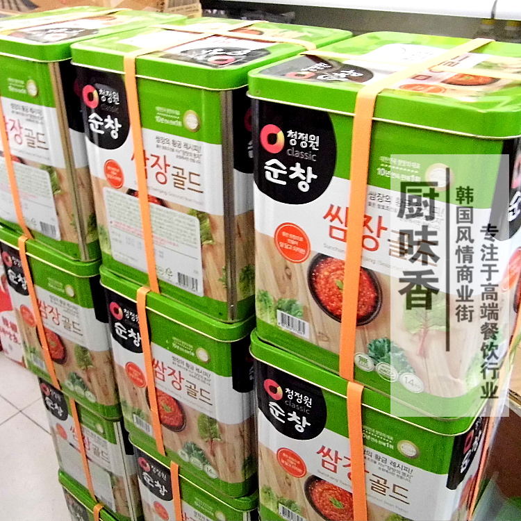 South Korea imports Qingjingyuan barbecue special package rice sauce 14kg Shunchang garlic sauce barbecue barbecue dipping sauce