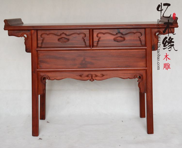 Acid branches wood Shentai for table Chinese solid wood Buddha table incense case imitation ancient bar case Zigong table for table red wood for table