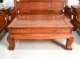 Big Fruit Red Sandalwood Màu sắc quốc gia Sofa Tianxiang Six-Piece Gỗ hồng mộc chạm khắc phòng khách kết hợp gỗ Mahogany Đồ gỗ rắn - Bộ đồ nội thất