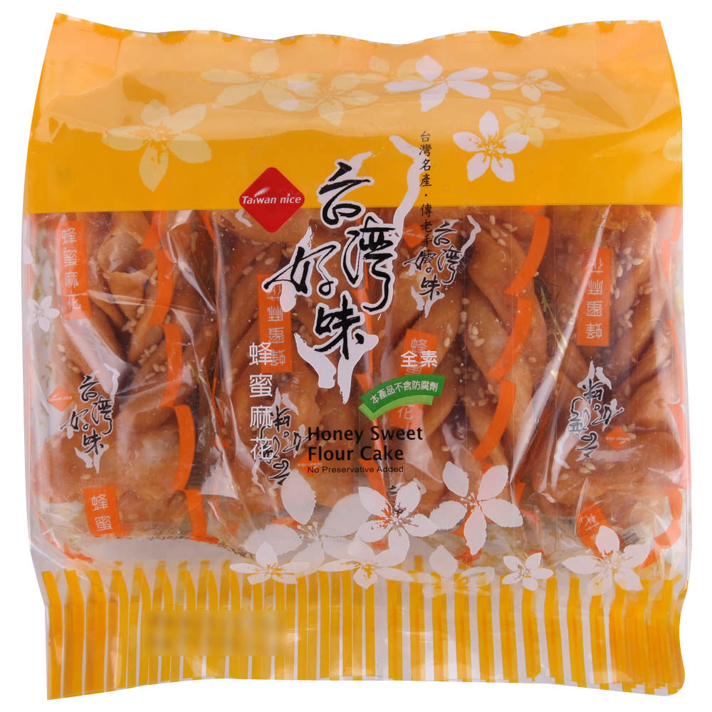 【天猫超市】台湾进口糕点 长松台湾好味蜂蜜麻花 120g/袋 零食