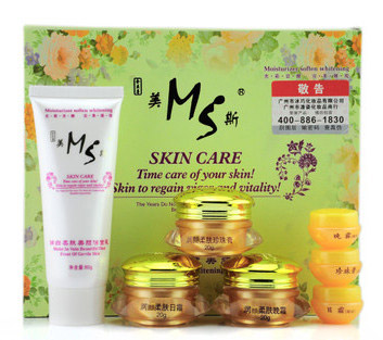 顺丰包邮 冰巧美斯MS润白柔肤美颜三合一套装嫩白淡斑套装