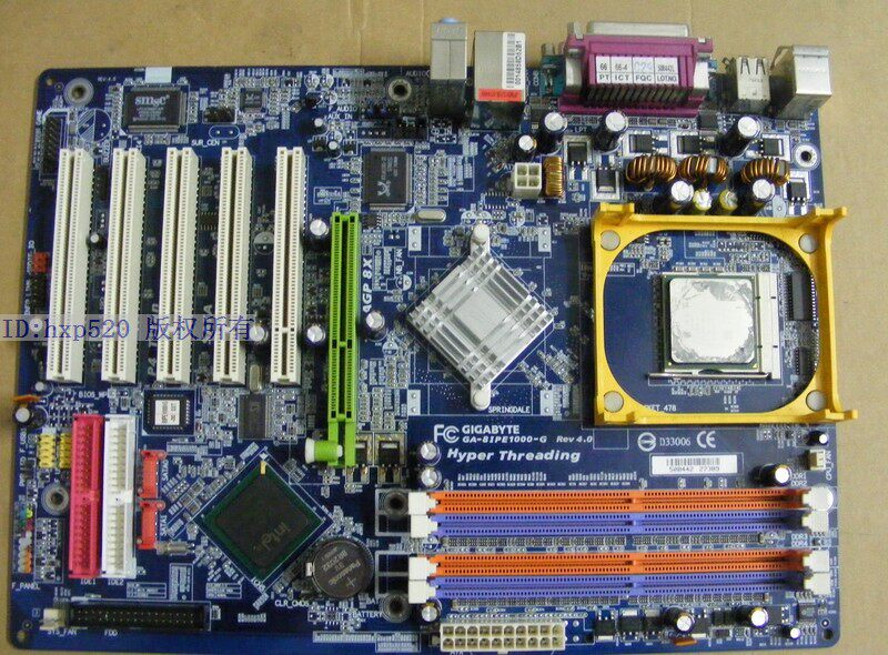 The Tech Gia GA-8IPE1000-G Technology Gia 865PE 478 Pin Independent Hao Hua's version of the new ultra-stable