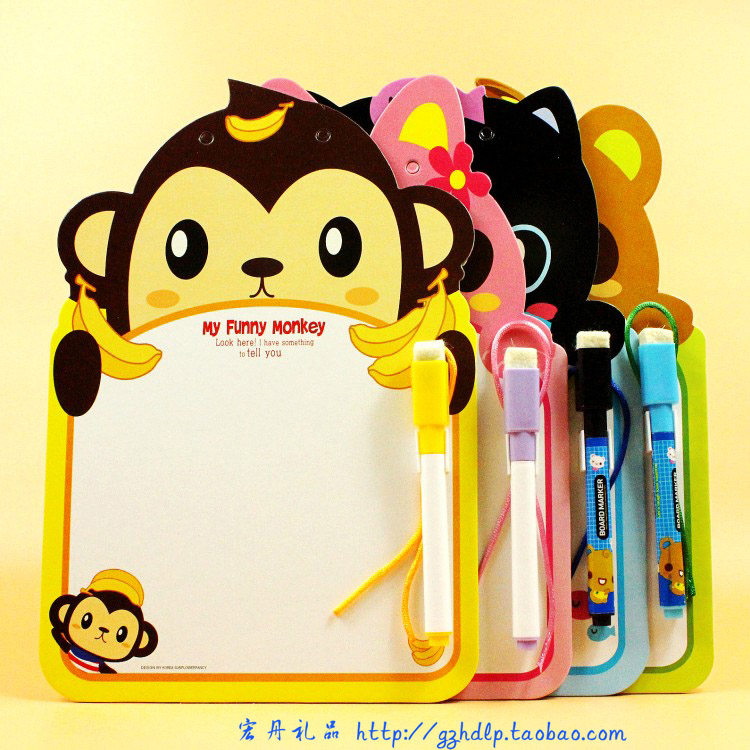 Child Writing Board Animal Styling Whiteboard Toddler Toddler Doodle Message Board Class Schedule Hanging Sketchpad Prize Gift
