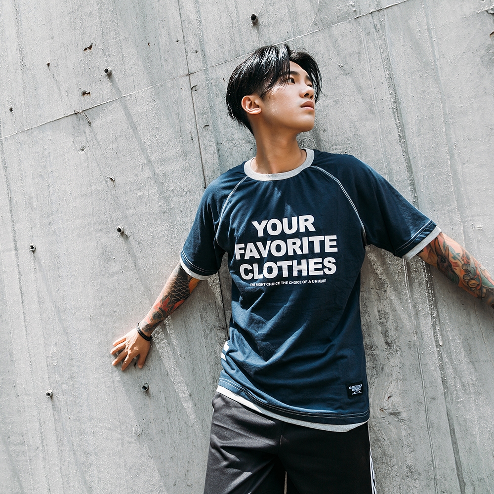 FXXK原创男装夏季潮牌印花上衣体恤男青少年学生男士宽松短袖t恤