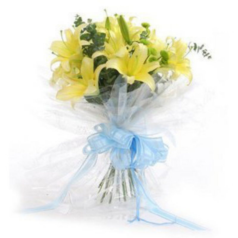塘沽天津邵武香水百合花束宝坻同城鲜花速递商务同事领导客户礼物