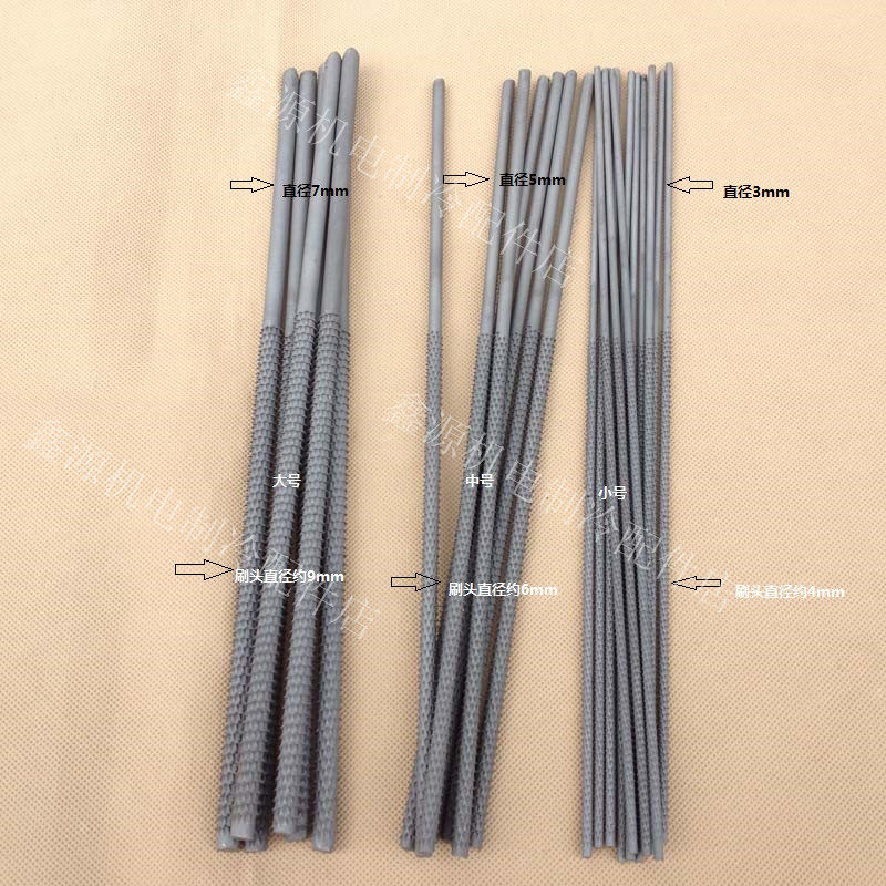 Motor maintenance tool bearing steel does not shed hair cleaning groove brush groove cleaner wire brush motor cleaning groove hairless steel brush