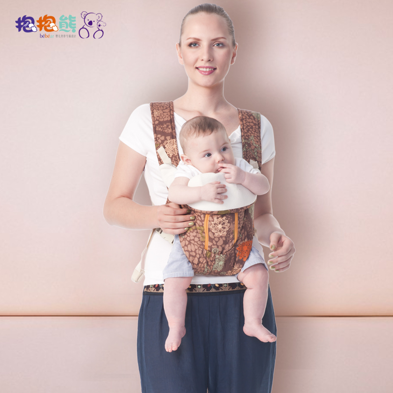 抱抱熊婴儿背带 正品背袋/背巾 多功能新生儿初生宝宝背带9091