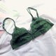 No steel ring sexy semi -transparent comfortable underwear Sleep no bra, home ultra -thin breasts showed chest, small lace girl