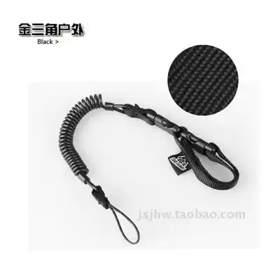 Outdoor tactical belt Military fan mission belt Multi-function lanyard belt Outdoor elastic key ID buckle lanyard
