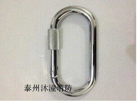 Iron Army compared with large O - hook climbing across the spiral rescue rope - drop safety hook