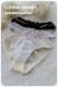 45R4 cotton Nhật Bản cô gái dễ thương quần lót màu tím trắng đen kích thước lớn cos cô gái dễ thương béo nơ eo giữa - Giống cái