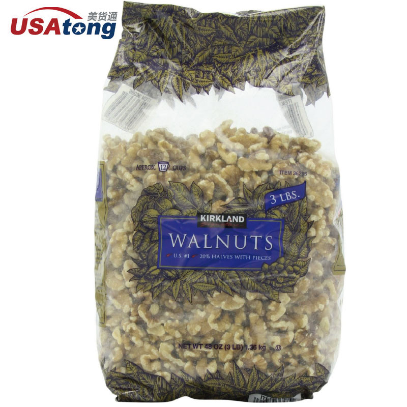 Kirkland柯兰柯克兰WALNUTS 原味核桃仁1360g正品