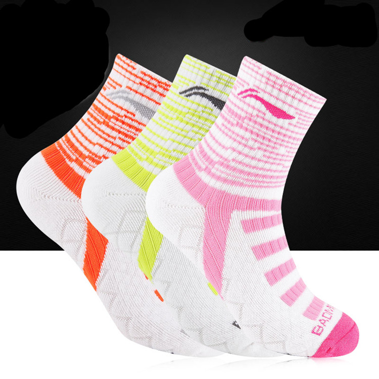New Li Ning Badminton Woman Socks thick Towels Socks AWSK168AWSM232 236