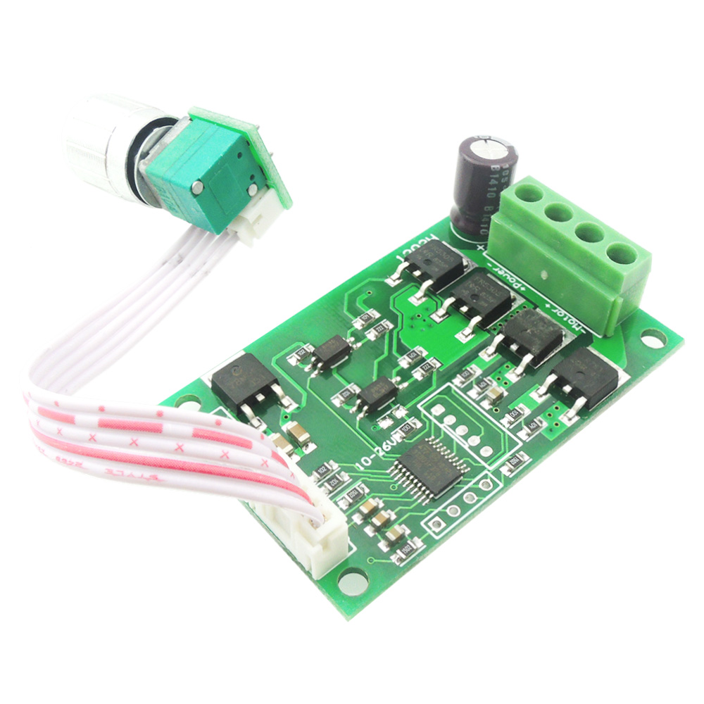 Fully automatic forward and reverse DC motor governor 12V24V DC motor controller speed control knob switch
