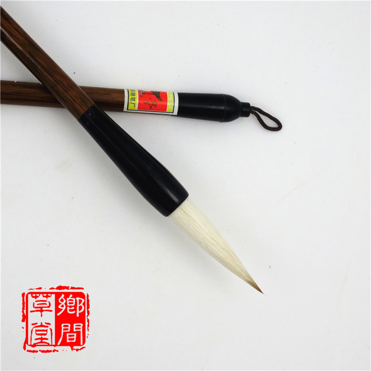 Pure Sheep Large And Millislian Lake Pen Sheep Milli Wolf students with brush pen room Four-treasure Painting Calligraphy Wholesale