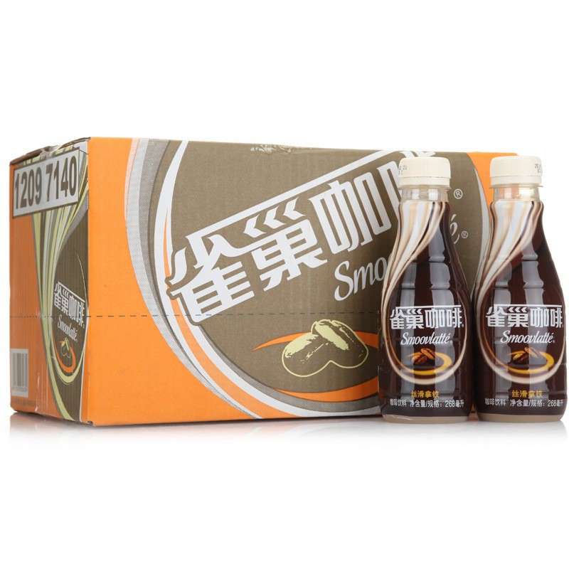 【苏宁易购】雀巢 Neslte 丝滑拿铁 咖啡268ml*15瓶 整箱